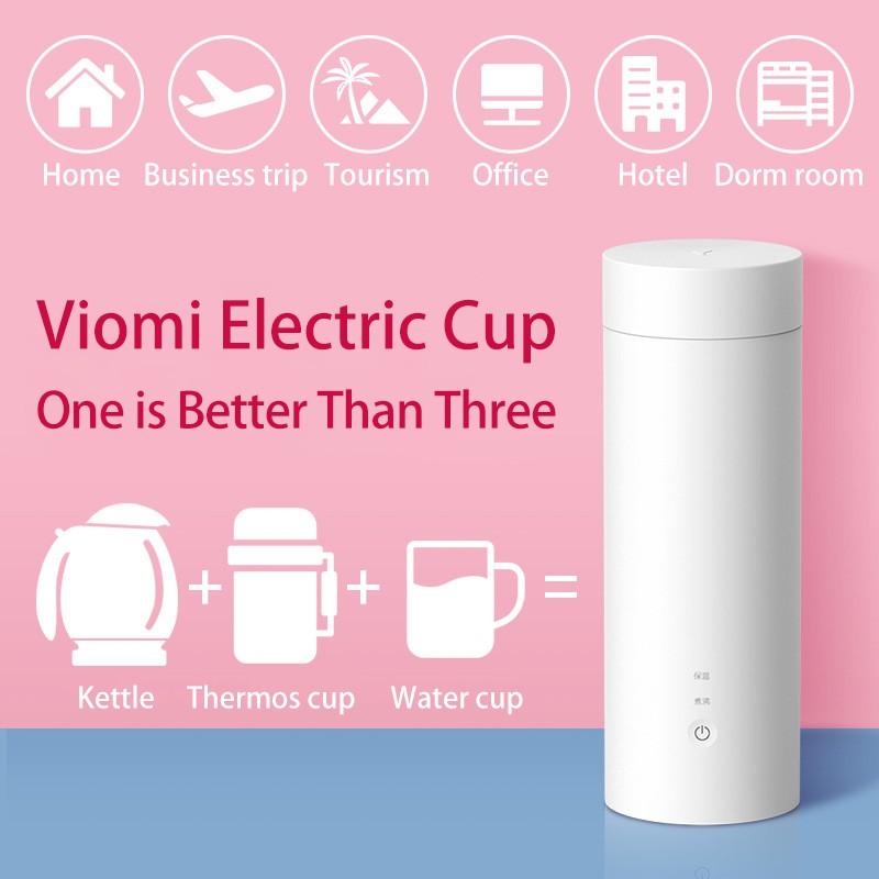 VIOMI Electric Thermos Bottle Cup Portable Bottle Heating Thermal Mug Coffee Travel Mini Kettle-Hàng chính hãng