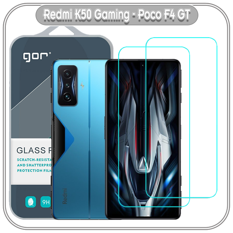 Bộ 2 miếng kính cường lực Gor trong suốt cho Xiaomi Redmi K50 Gaming - Poco F4 GT - hàng nhập khẩu