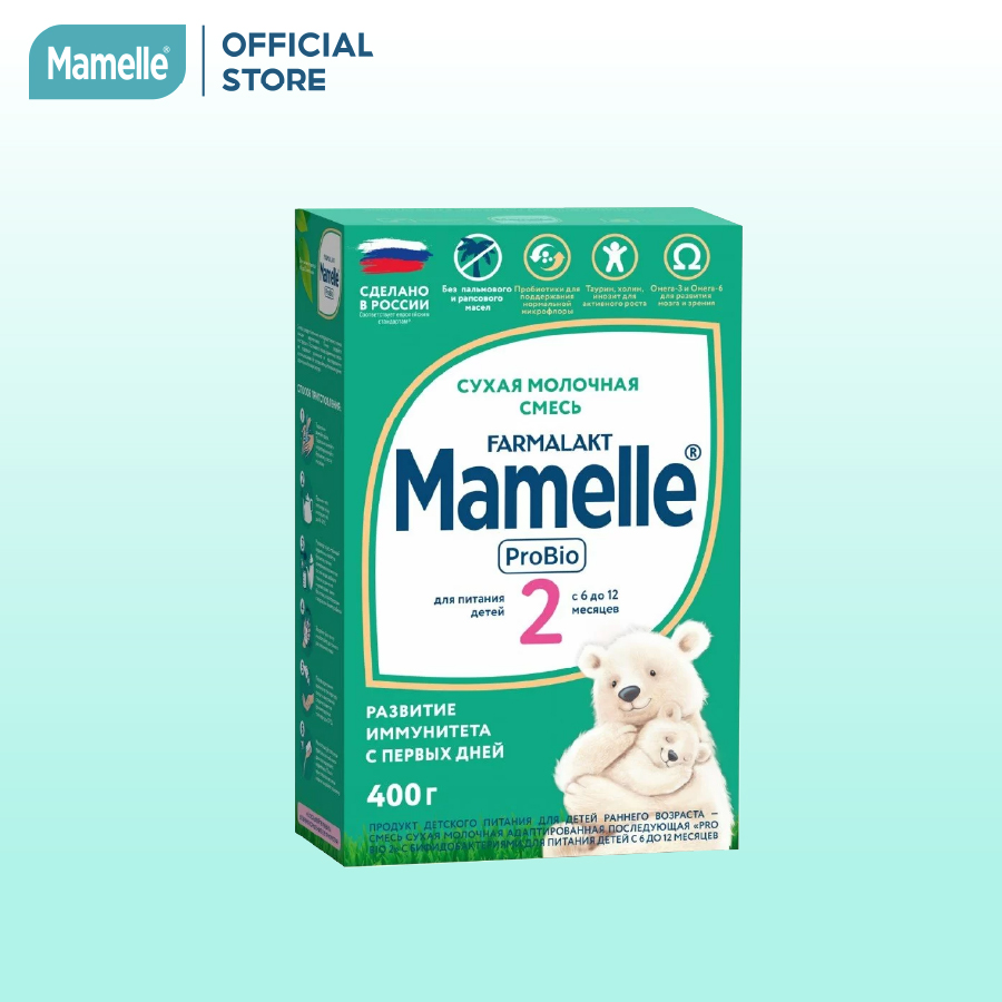 Sữa bột công thức Mamelle Pro Bio Số 2 cho trẻ từ 6 đến 12 tháng hộp 400g/hộp