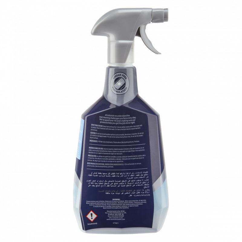 Bình xịt vệ sinh nhà tắm Astonish thương hiệu Anh làm sạch các vết bẩn mảng bám vết ố và các vết cặn phèn C6710 750ml