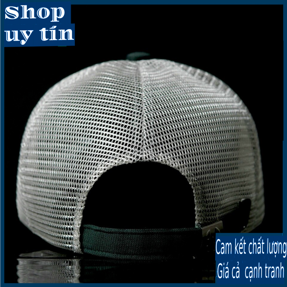Freeship - MŨ NÓN KẾT LƯỠI TRAI SNAPBACK BT XANH ĐEN PHỐI LƯỚI THỜI TRANG NAM NỮ CAO CẤP