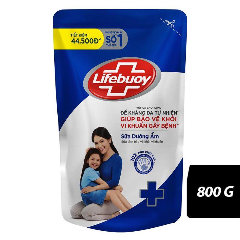 Sữa Tắm Lifebuoy Chăm Sóc Da Dưỡng Ẩm Diệt Khuẩn Túi 850G -8934868167143