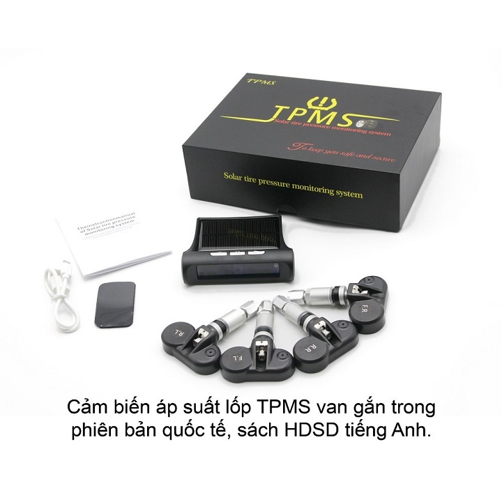 Cảm Biến Áp Suất Lốp TPMS Van  Gắn Trong Bản Quốc Tế