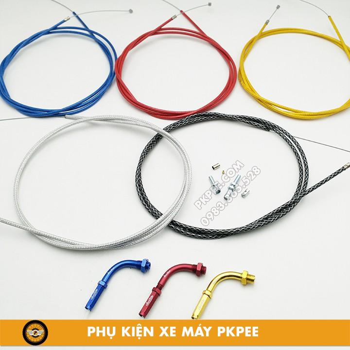 Dây Ga Màu Đầu Ống Ga Màu Thái Lan Gắn Được Nhiều Loại Xe