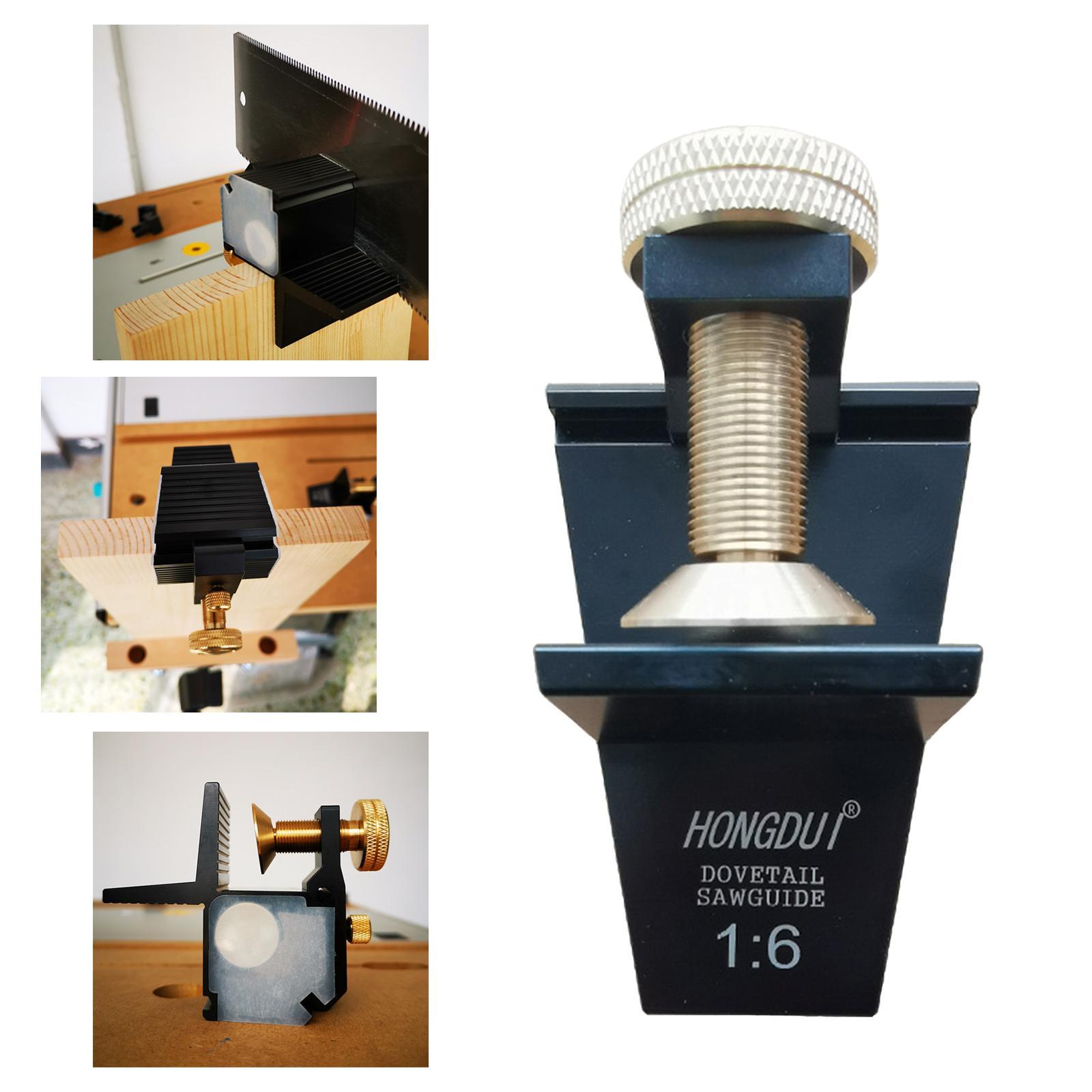 Aluminum Alloy Dovetail Rail Saw Gauge Cutting Gauge Dovetail Guide Tool for Cutting Dovetails