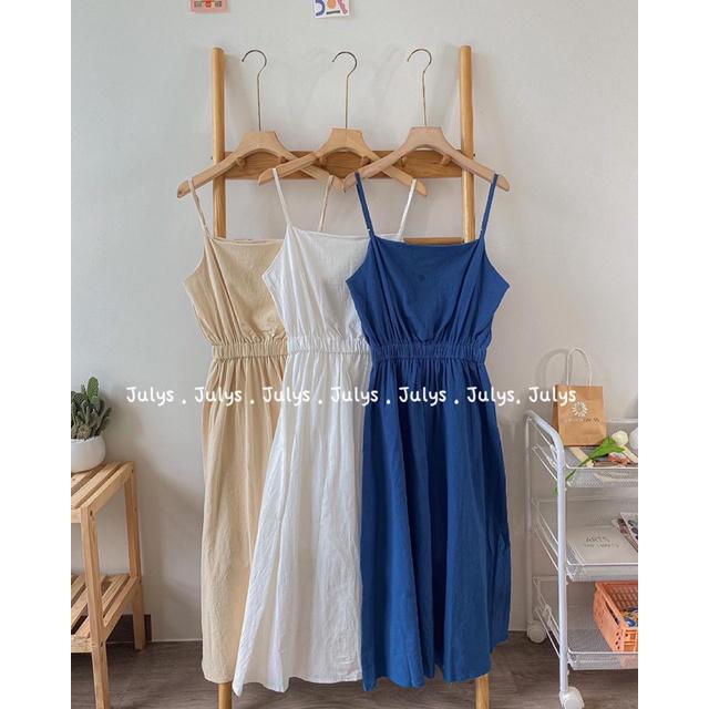Váy hai dây eo chun co dãn