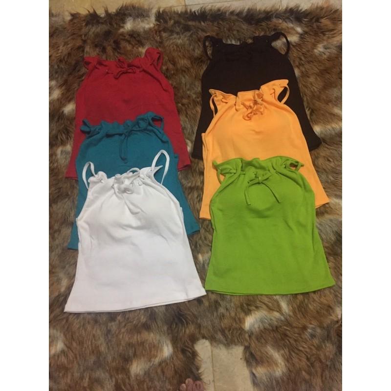 Áo 2 dây cổ bèo