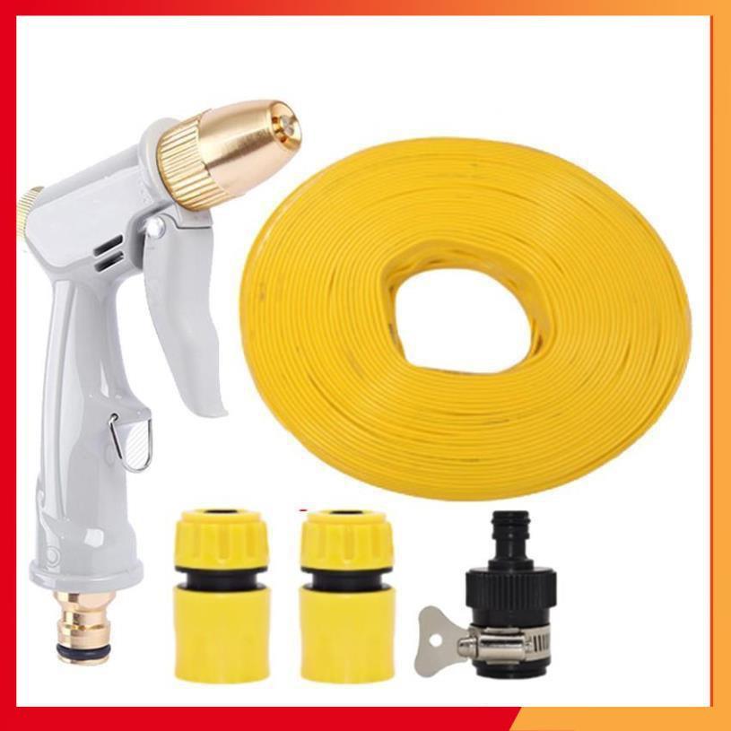 Bộ dây vòi xịt nước rửa xe, tưới cây tăng áp 3 lần, loại 20m 206846