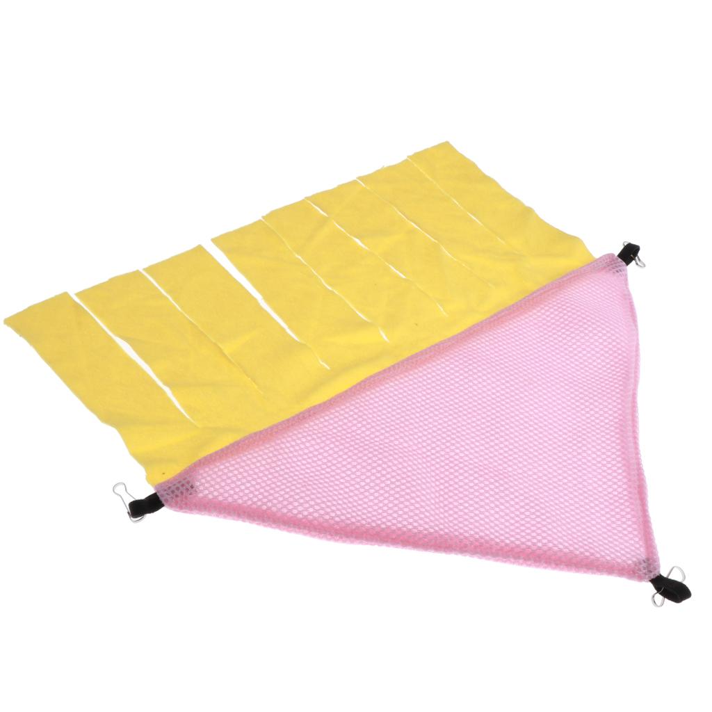 Hamster Squirrel Hammock Small Animal Play Sleep Hamster Bed Nest Pink