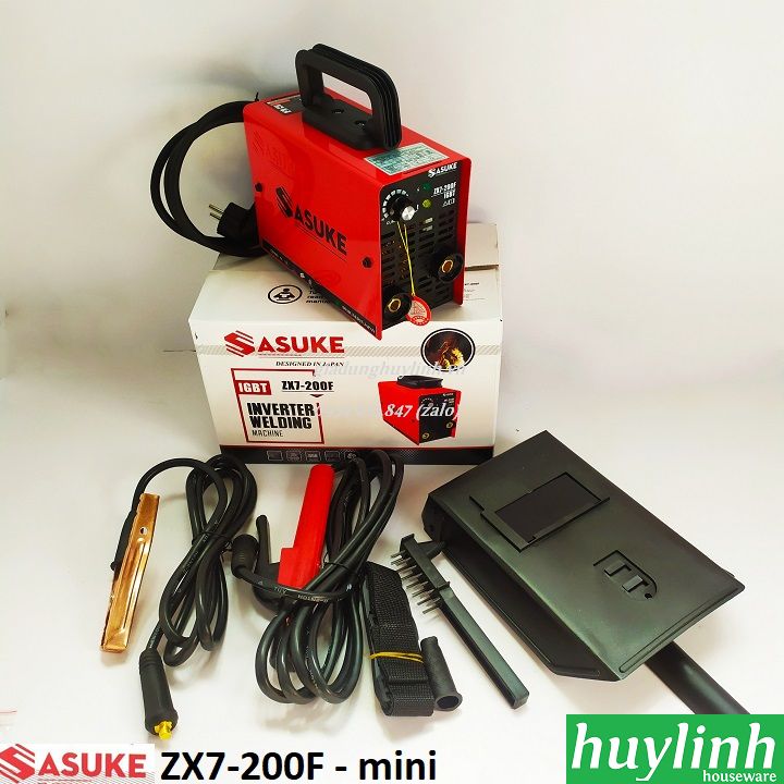 Máy hàn que điện tử mini Sasuke ZX7-200F - Hàng chính hãng