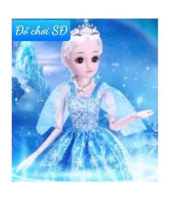 Quần áo búp bê 60 cm - đầm elsa