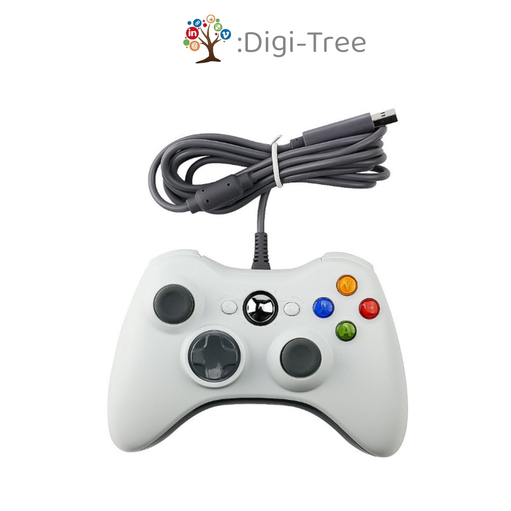 Tay Cầm Chơi Game Có Dây Xbox 360 Cao Cấp - Tay Cầm Chơi Game PC/PS3, Android, Gamepad, Phím Êm Linh Hoạt, Dễ Cài Đặt