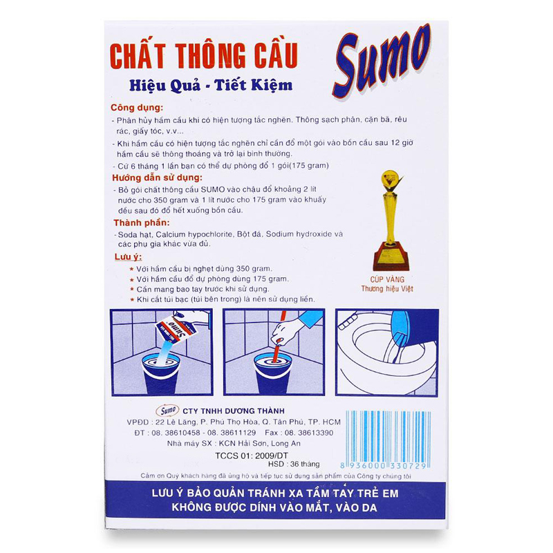 Chất Thông Cầu Sumo Hộp (175g)