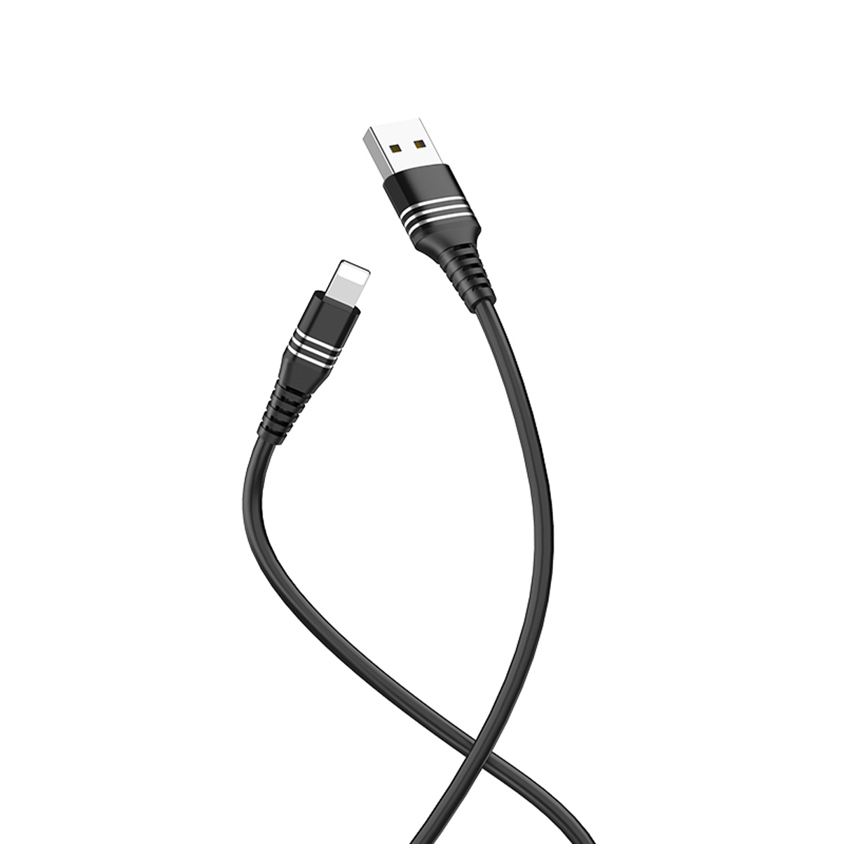 Combo CÁP SẠC HOCO U46 FOR LIGHTNING + Tặng Dây Quấn Cáp - Chính Hãng
