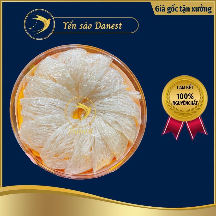 Tổ yến rút lông xương hộp 100gr - Tổ yến nguyên chất Đỗ Thị Toán - Bổ phế trừ ho - Tăng cường miễn dịch - Tặng túi giấy, táo đỏ, đường phèn