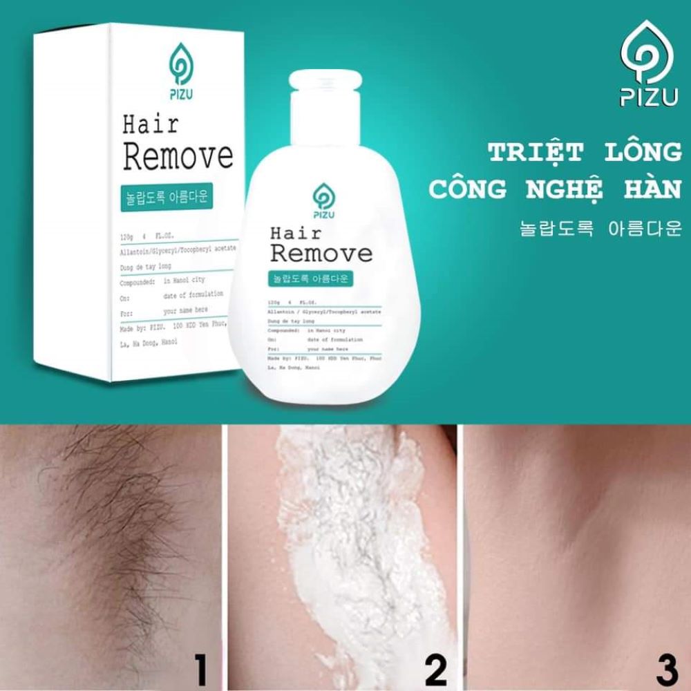 Kem tẩy lông bikini vùng kín Hair Remove công nghệ Power Plus của hàn Quốc 120g không gây kích ứng, an toàn cho mọi loại da và cho cả da nhạy cảm nhất