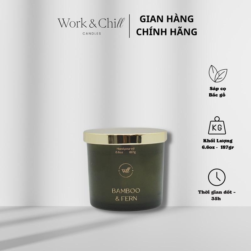 Nến thơm cao cấp Bamboo &amp; Fern 6.6 oz