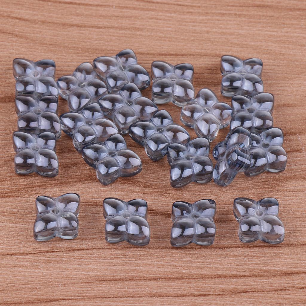 Beading Czech Glass Beads- 10mm Butterfly Beads Loose for DIY Bracelets,Necklaces,Earrings, Hair Accessories and Jewelry Making Pack of 20 Pieces