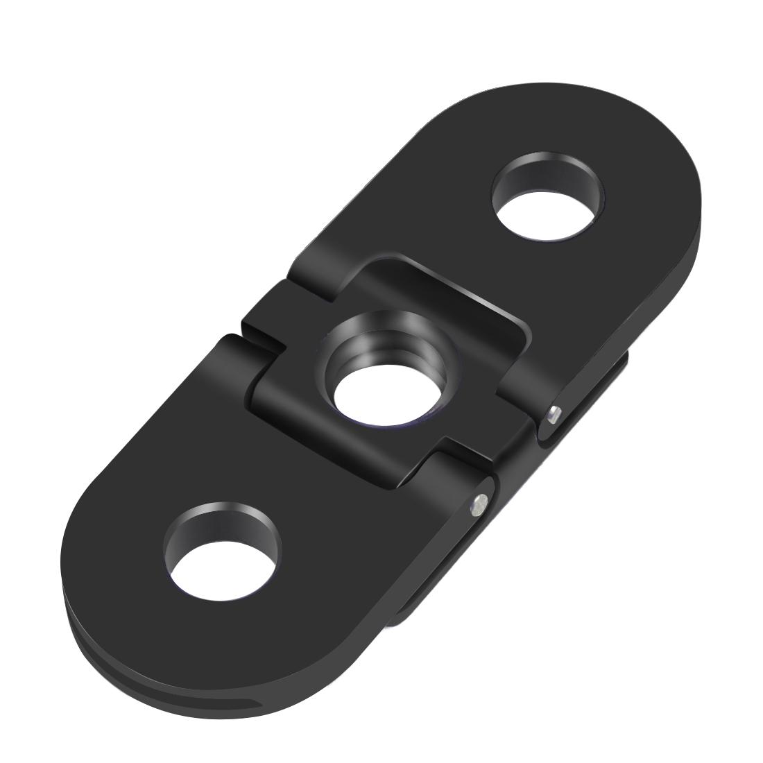 Bộ chuyển đổi ngón tay bộ ba chân giá treo kép 1/4 Thread Base Mount cho GoPro 11 Black Mini 10 9 8 Max Stand Chân máy Bộ chuyển đổi đơn sắc