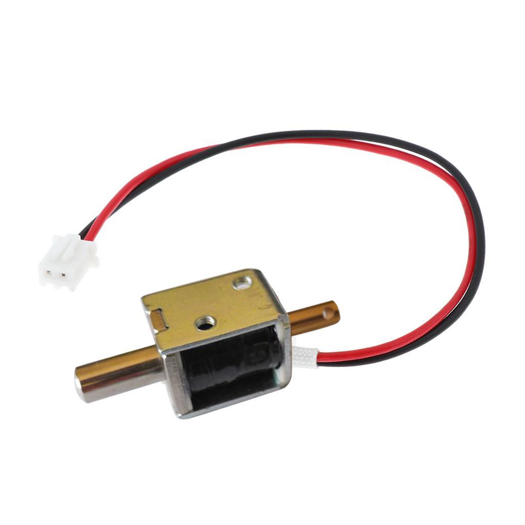 2X DC12V Lock Tongue Push-Pull Luggage Electric Solenoid Assembly Door Drawer