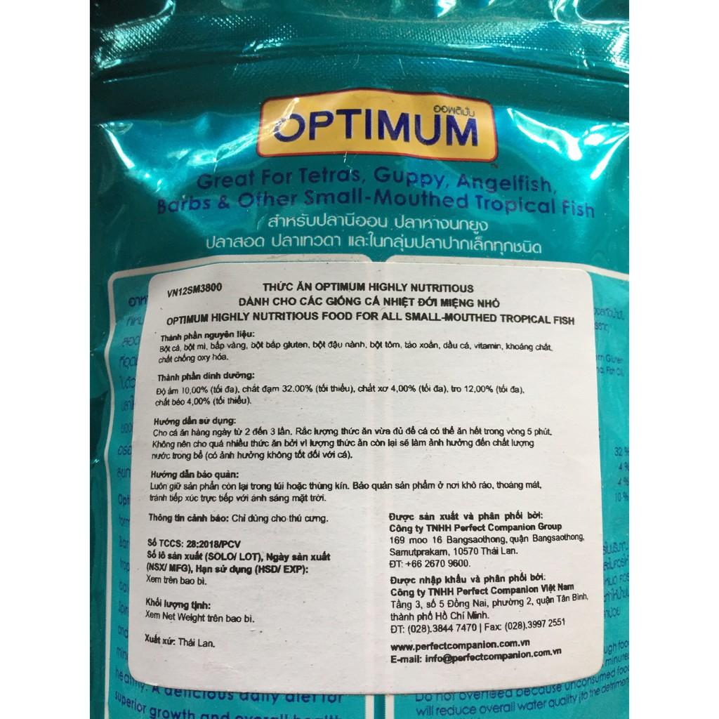 Cám Cá - Thức ăn cho cá Optimum - 50g - Thái lan