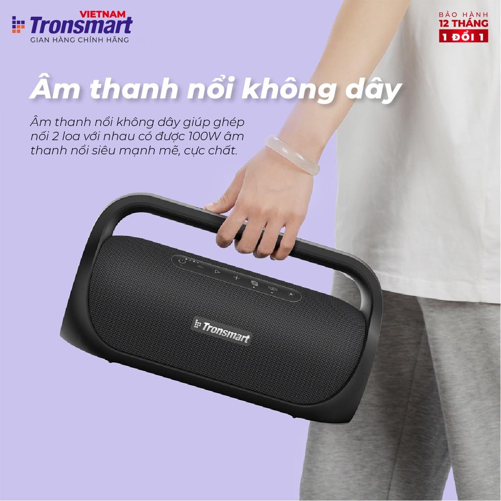 Loa Bluetooth Mini 5.3 ngoài trời chống nước TRONSMART BANG MINI – Đèn Led - Công suất 50W - Chống nước IPX6 - Hàng chính hãng - Bảo hành 12 tháng.