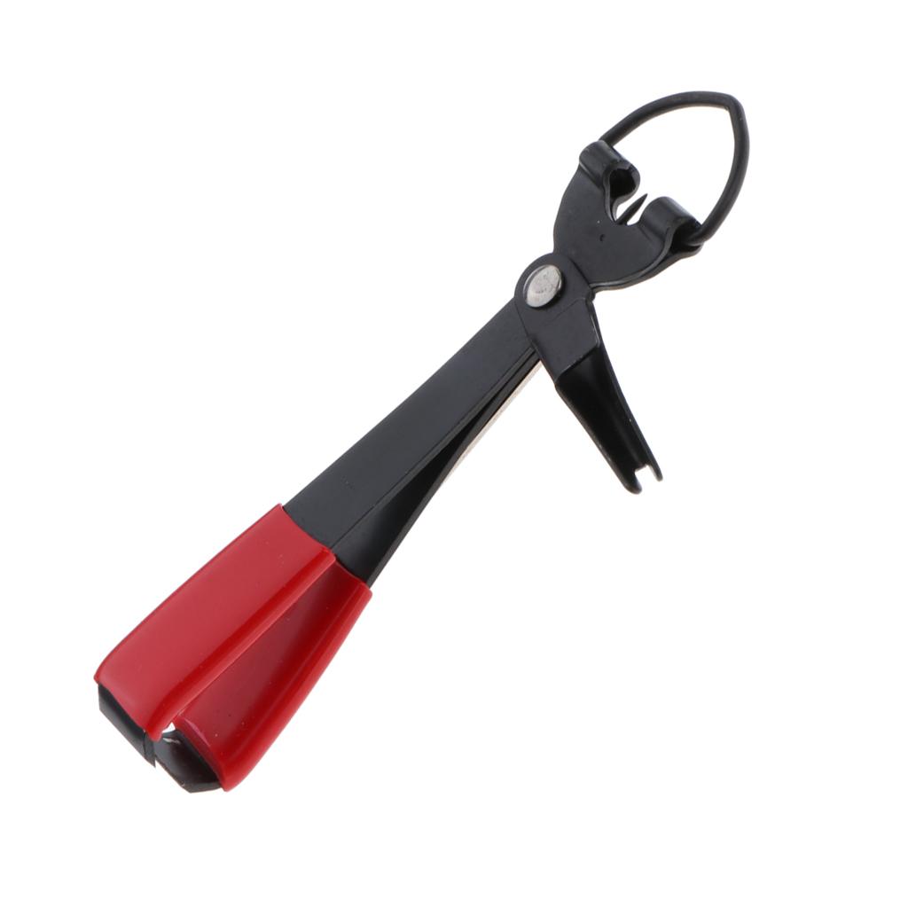 2pcs Quick Knot Tool 4 In 1 Fly Fishing Clippers Line Nipper Tying Tackle Red