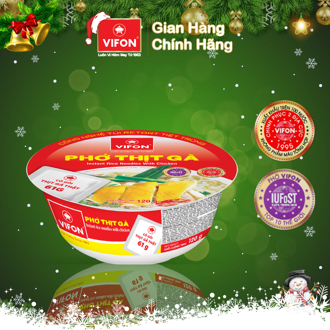 Thùng 12 Tô Phở Vifon Thịt Gà
