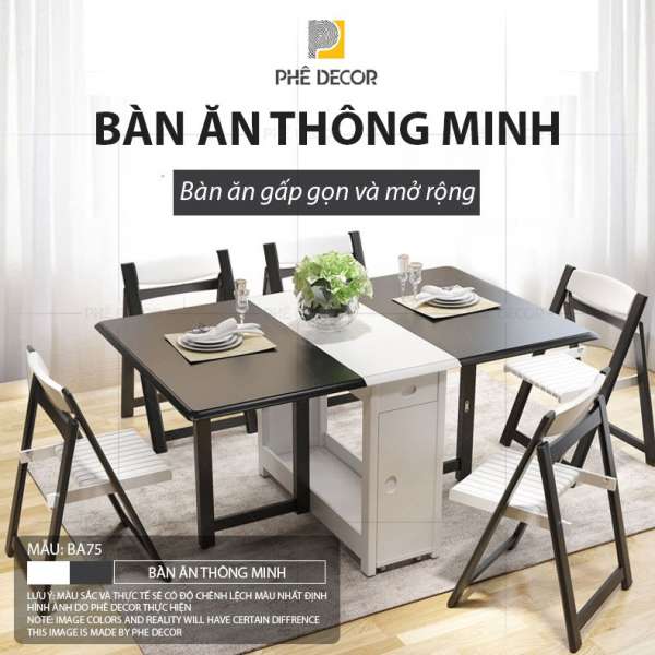BÀN ĂN THÔNG MINH - BA75- ghế