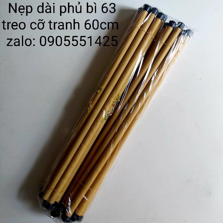 1 bó gồm 10 cặp ống sáo trúc treo lịch, ảnh, treo cỡ tranh 60cm
