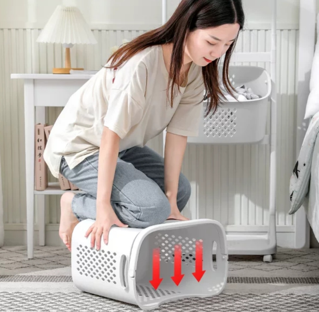 Giỏ đựng quần áo có quai xách cao cấp