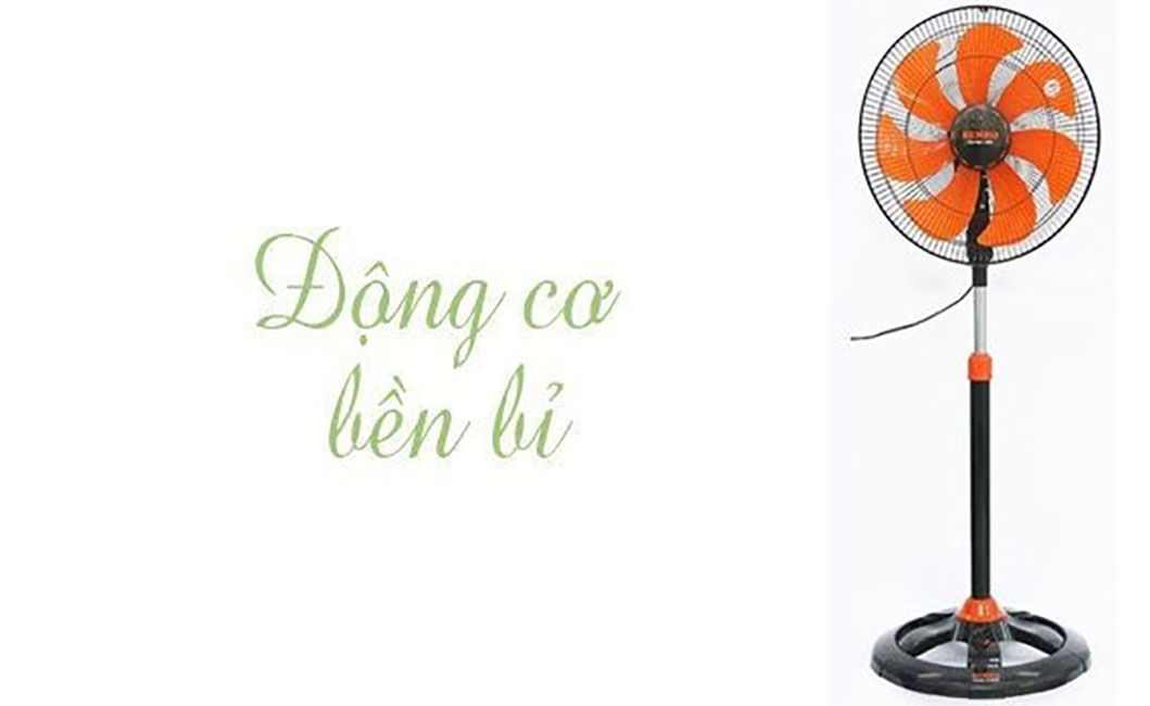 Quạt Đứng Thân Sắt Senko DTS1607 (Hàng Chính Hãng) - Giao màu ngẫu nhiên