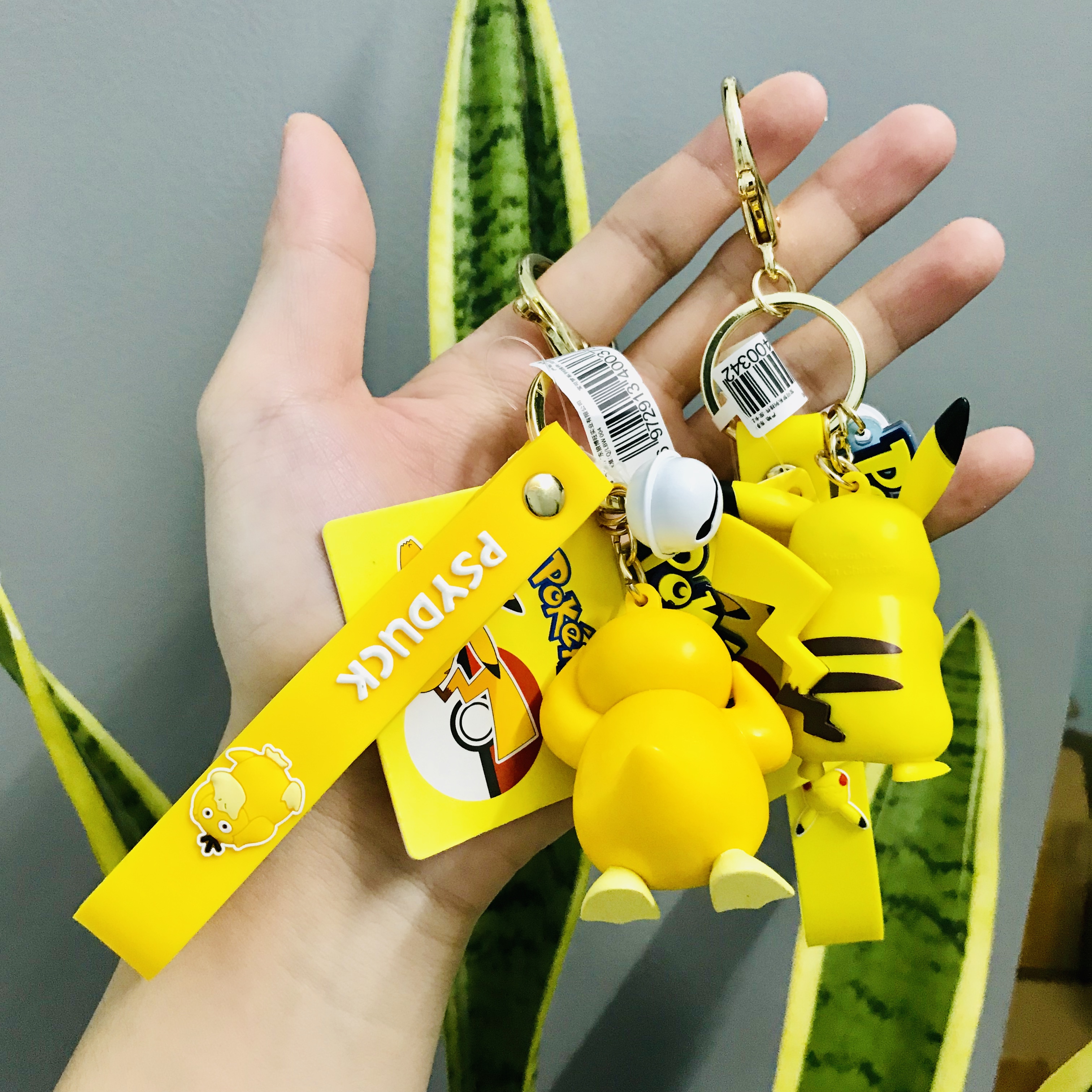 Móc khóa cao cấp Hoạt hình, vịt siêu cute