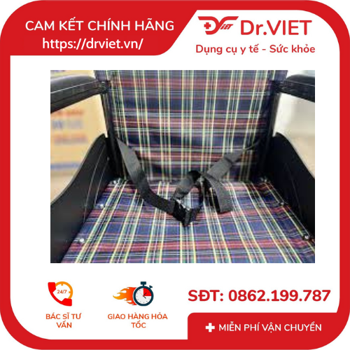 Xe lăn X-39B màu đen – khung thép chắc chắn, bánh mâm cao cấp, gấp gọn tiện lợi