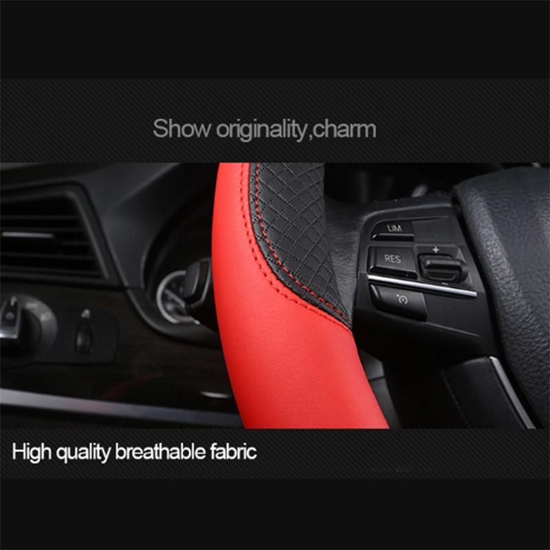 Bọc vô lăng ô tô đệm da đa năng 38cm