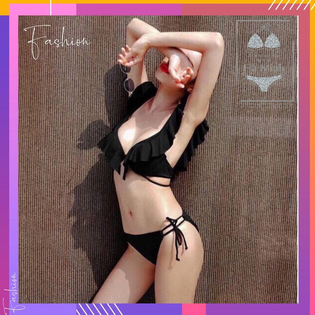 Bikini, Đồ Bơi Đi Biển Hai Mảnh Cánh Tiên Cạp Thấp Secxy AG04