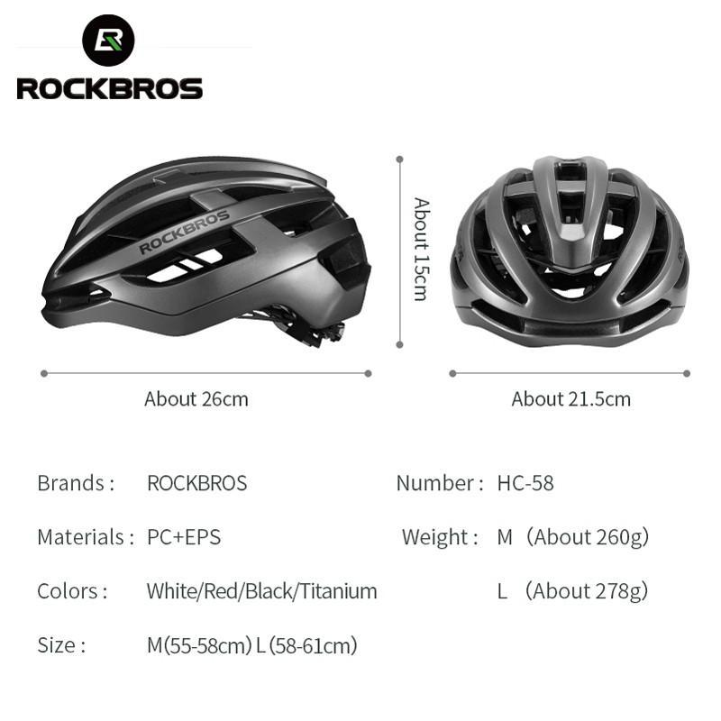 Mũ bảo hiểm đi xe đạp Rockbros thông thoáng chất lượng cao