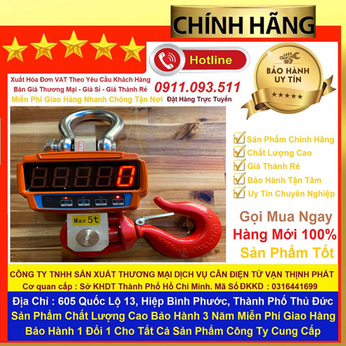 Cân Treo Điện Tử OCS-JJE 5 Tấn