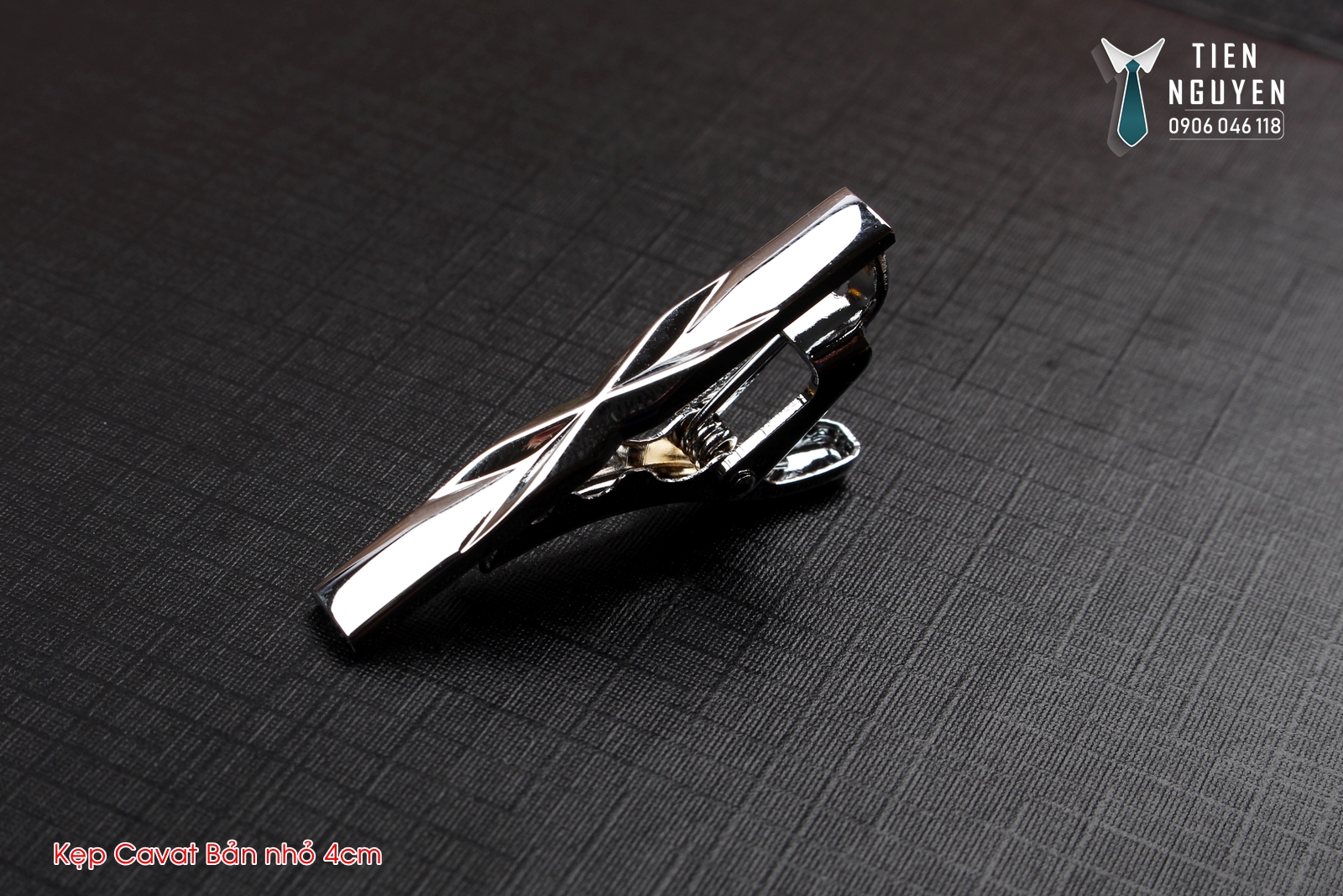 Kẹp Cà Vạt Nam Bản Nhỏ  - Tặng kèm hộp