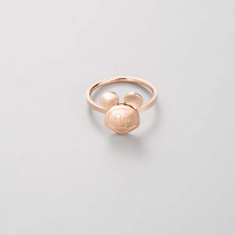 Nhẫn Nữ Chuột Mickey Titan Không Đen TT 2388