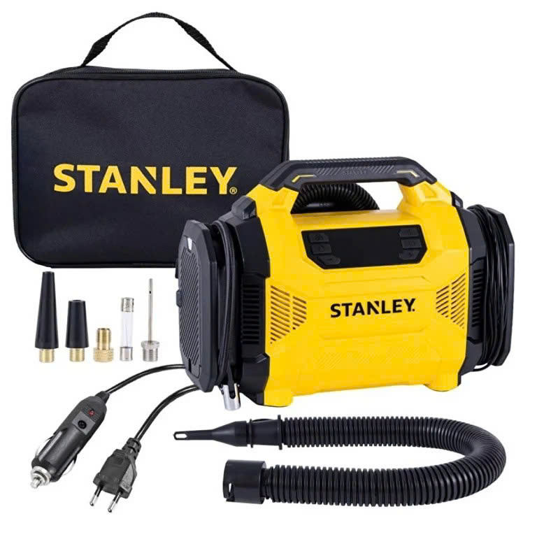 Máy bơm hơi đa năng dùng điện 12V/220V Stanley SXIF3501- HÀNG CHÍNH HÃNG