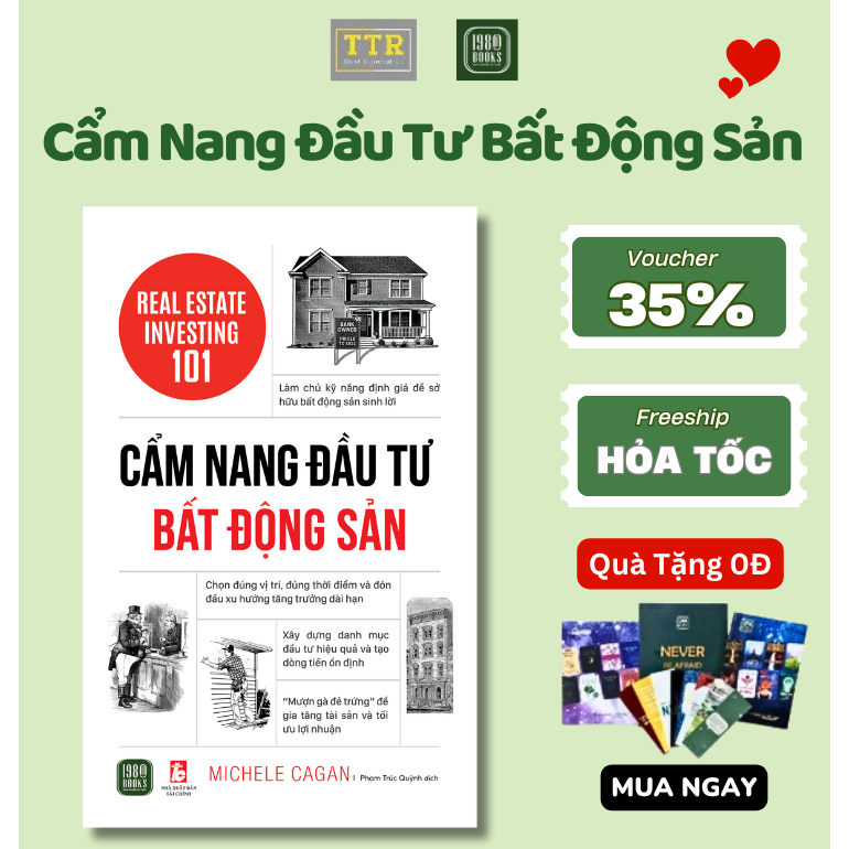 Sách - REAL ESTATE INVESTING 101: Cẩm Nang Đầu Tư Bất Động Sản - TTRHN