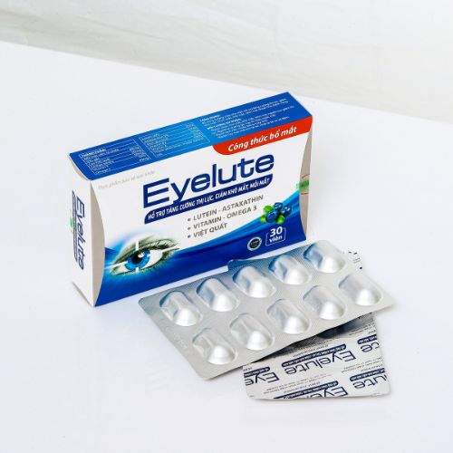 Viên uống bổ mắt hỗ trợ tăng cường thị lực, giảm khô mắt, mỏi mắt - EYELUTE