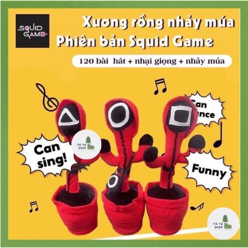 Xương Rồng Nhảy Múa, Xương Rồng Biết Nhại Tiếng Và Ghi Âm, Phiên Bản Trò Chơi Con Mực, Đồ chơi nhảy múa vui nhộn cho bé