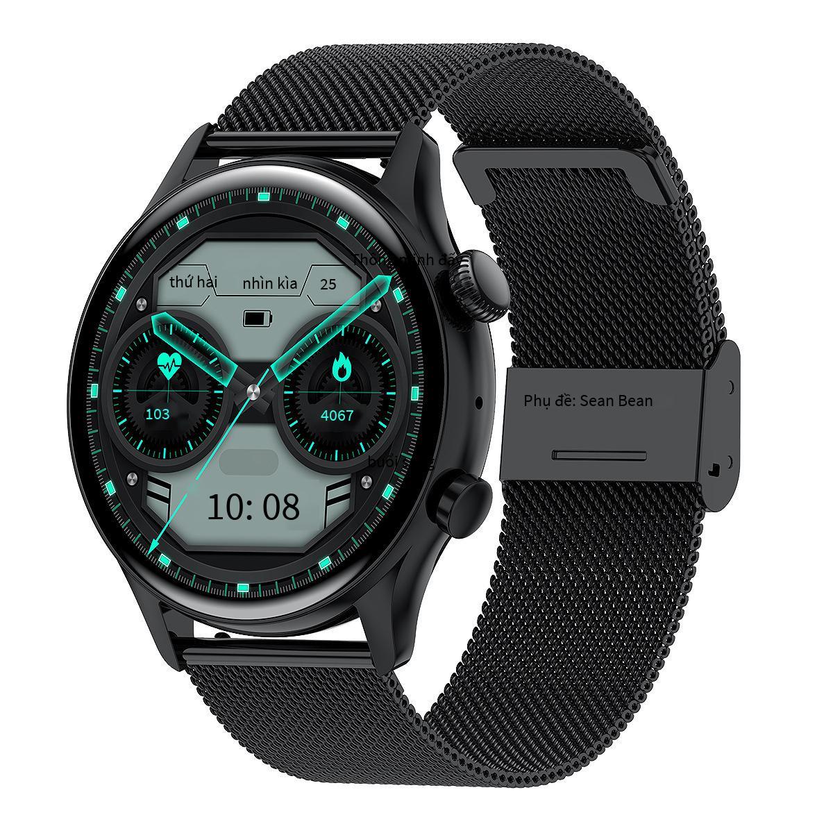 Vận Chuyển Nhanh Amazon Phổ Biến NFC Điều Khiển Bằng Giọng Nói Theo Dõi Sức Khỏe Vòng Tay Thể Thao Cuộc Gọi Bluetooth Đồng Hồ Thông Minh Thời Trang