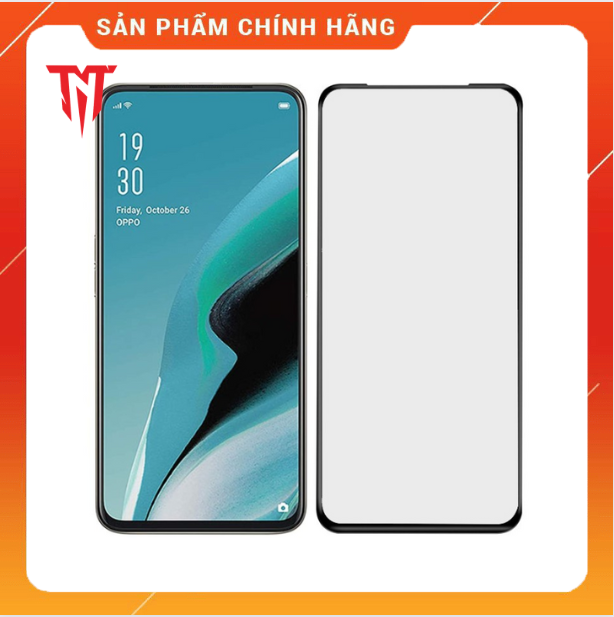 Bộ 2 kính cường lực 2F full keo dùng cho điện thoại Oppo Reno 2F - Hàng chính hãng