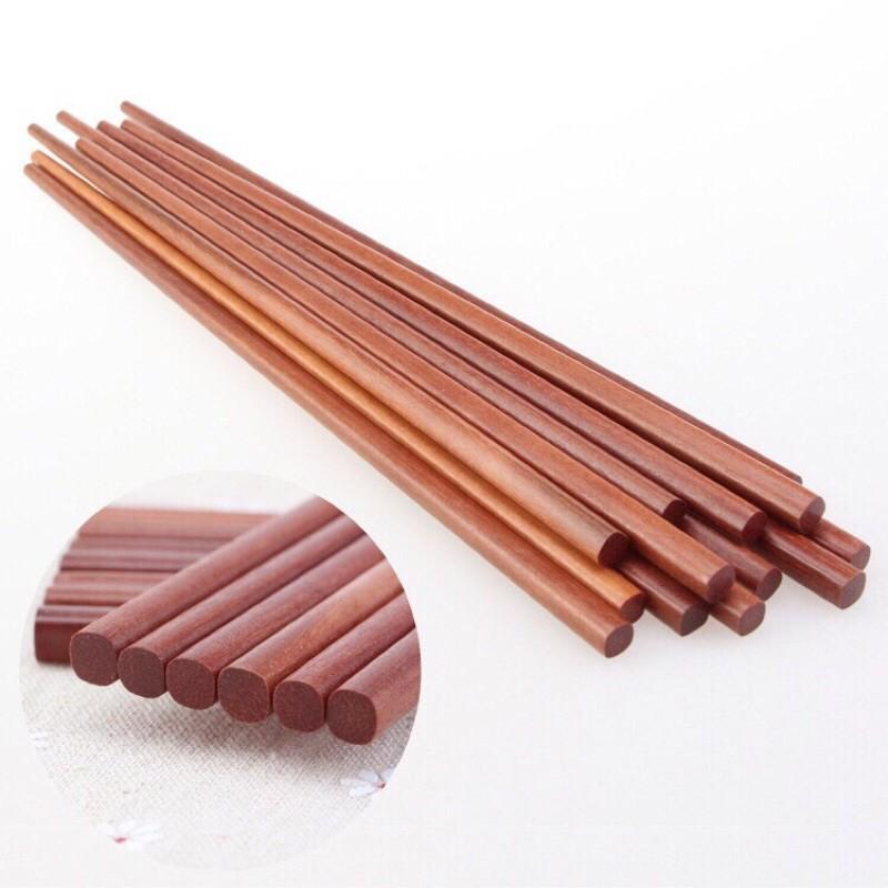 10 đôi đũa gỗ tự nhiên sạch an toàn cao cấp chống mốc giá xưởng