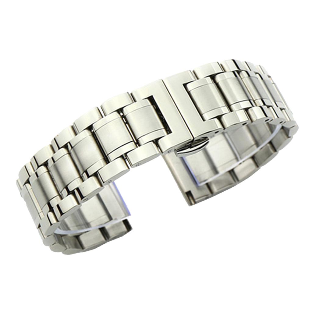 Stainless Steel Wristwatch 16-24mm Antirust