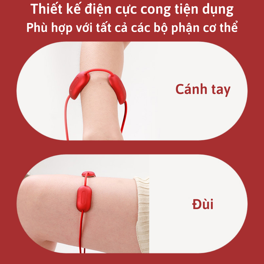 Dây đeo massage cổ vai gáy xung điện LP-A7 Electric Neck Massager Smart TENS+EMS Portable
