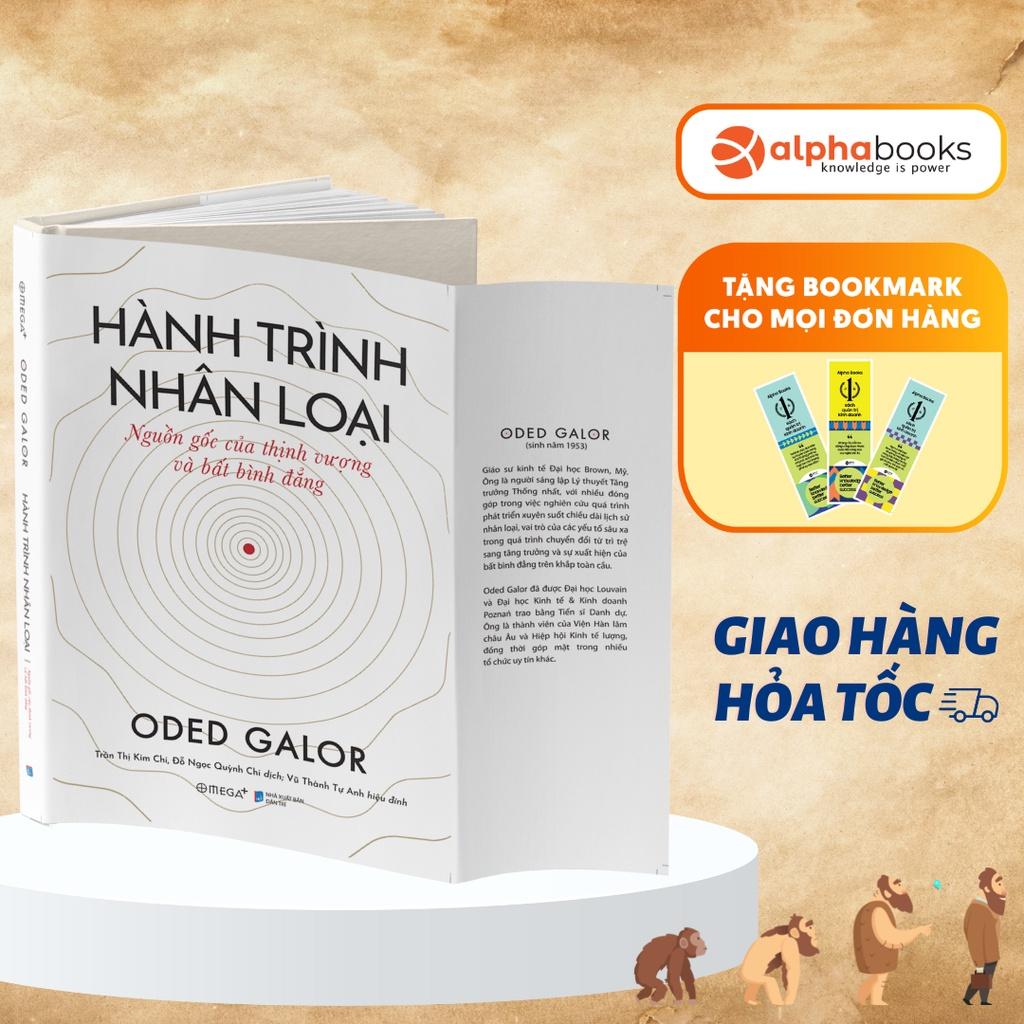 Sách Hành Trình Nhân Loại: Nguồn Gốc Của Thịnh Vượng Và Bất Bình Đẳng - Alphabooks - BẢN QUYỀN - Bìa cứng